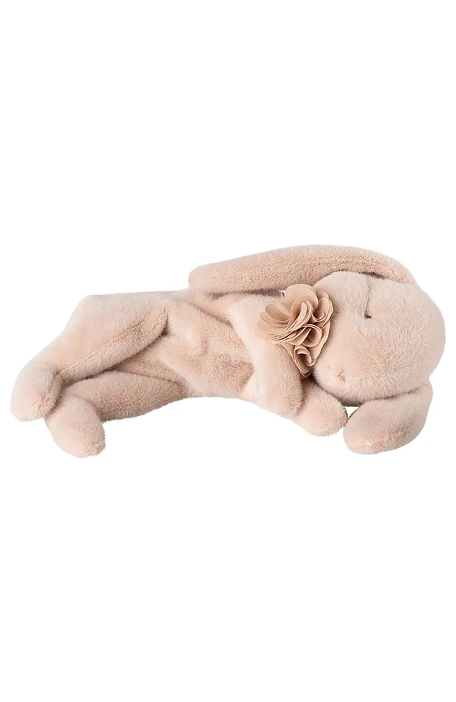 Sleeping Bunny Plush, Small - Powder