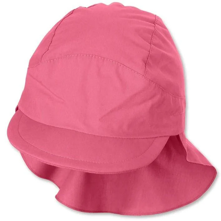 Schirmmütze mit Nackenschutz Koralle Gr. 55 | Sterntaler