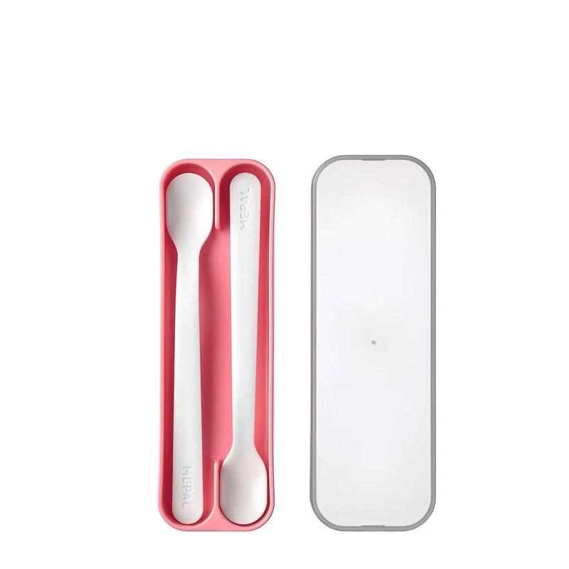 Baby-Fütterlöffel Deep Pink 2er-Set | Mepal
