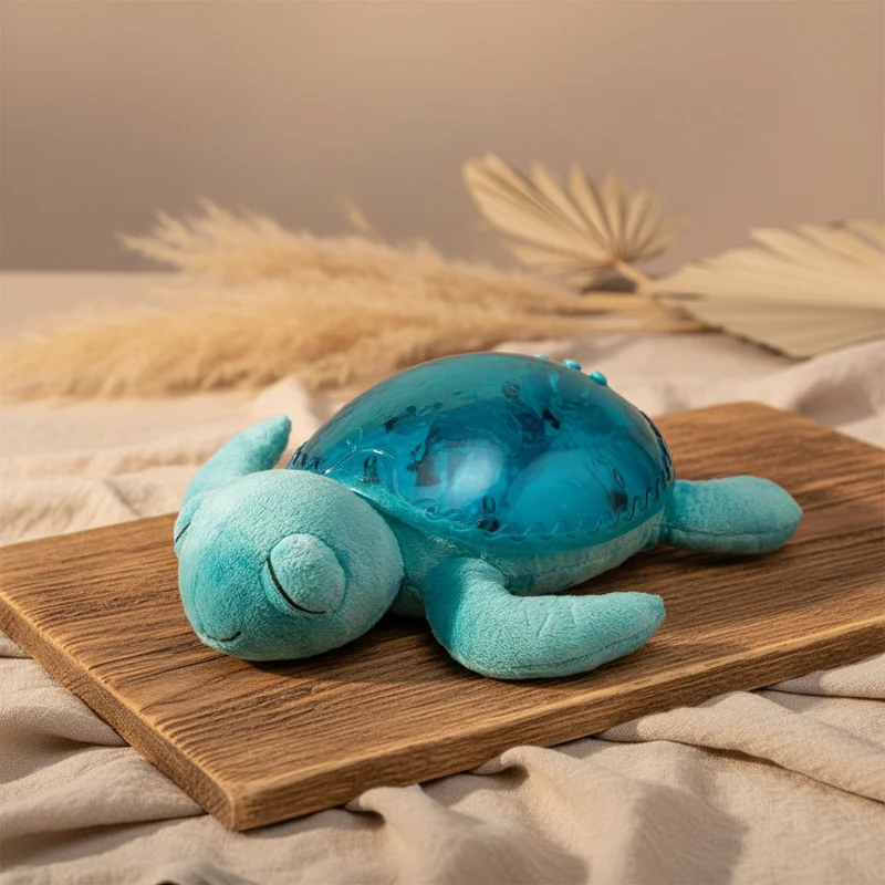 Cloud B Tranquil Turtle Aqua – wiederaufladbarer Wellenprojektor