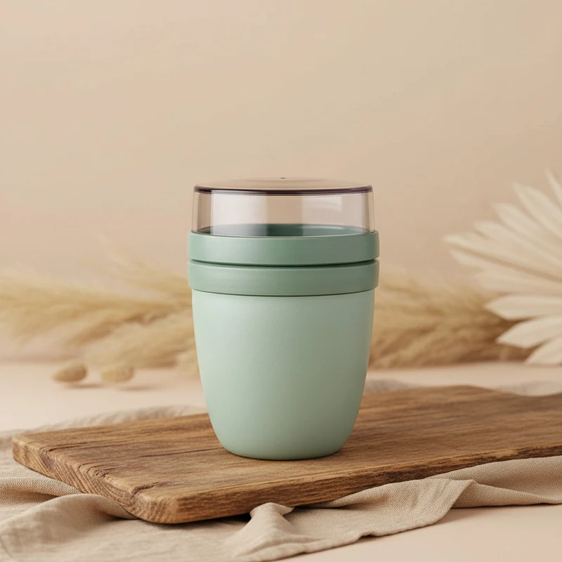 Lunchpot Ellipse Nordic Sage 500 + 200 ml | Mepal