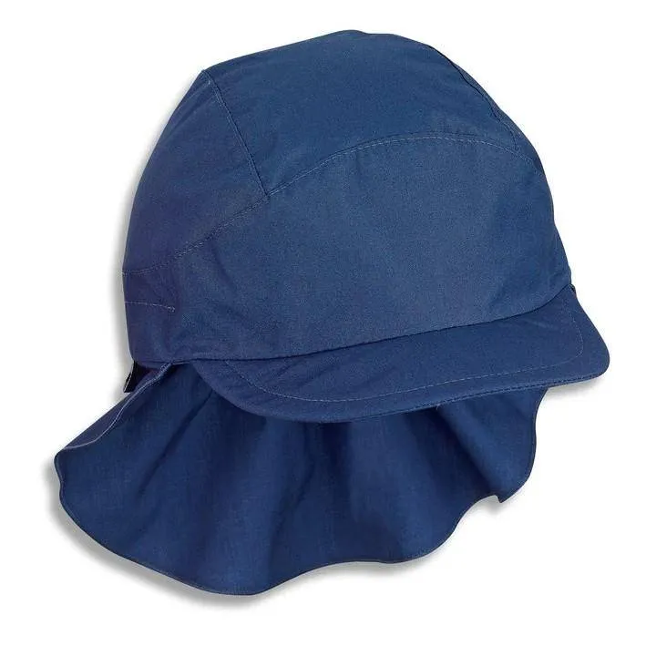 Schirmmütze mit Nackenschutz Marine, Größe 51 | Sterntaler