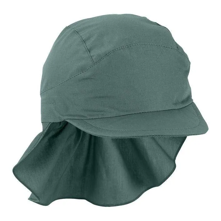 Schirmmütze mit Nackenschutz Dunkelgrün Gr. 47 | Sterntaler
