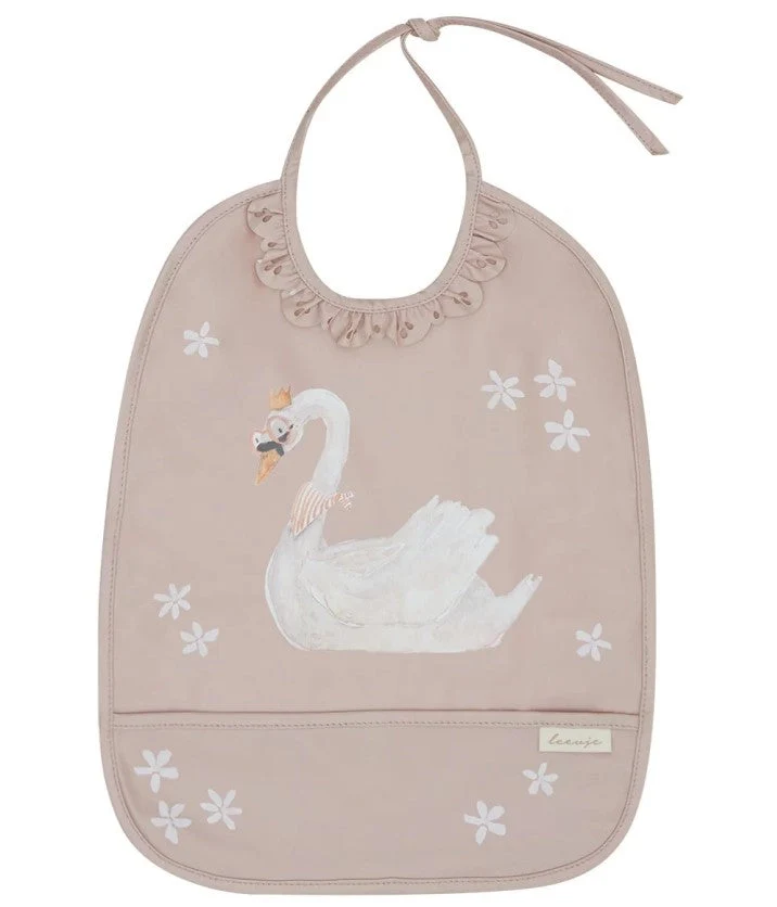 leevje Lätzchen Swan mit Auffangtasche