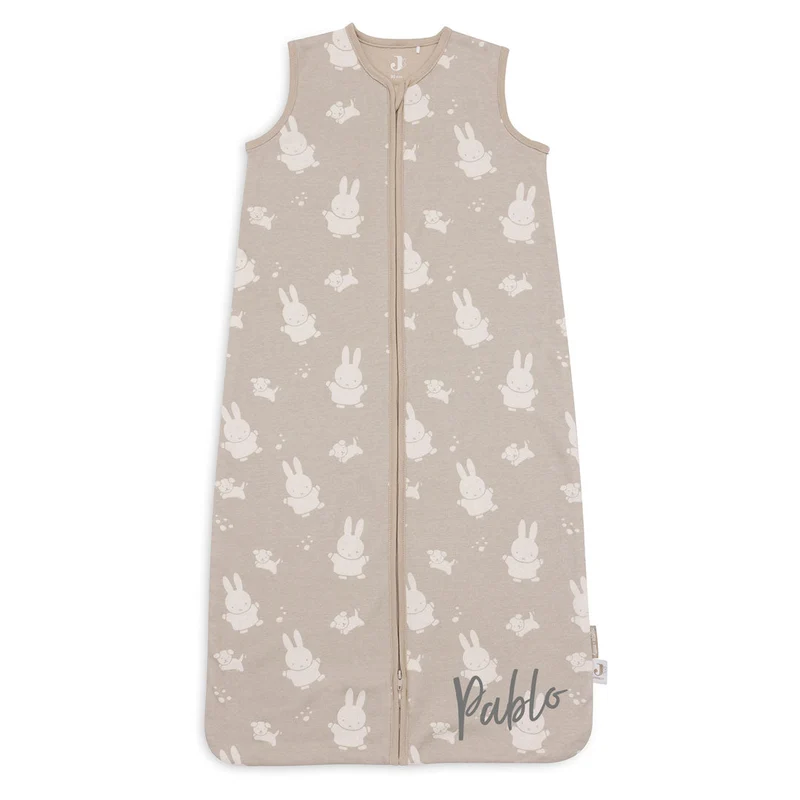 Jollein Miffy & Snuffy Jersey-Schlafsack Olive Green 70 cm | TOG 0,5