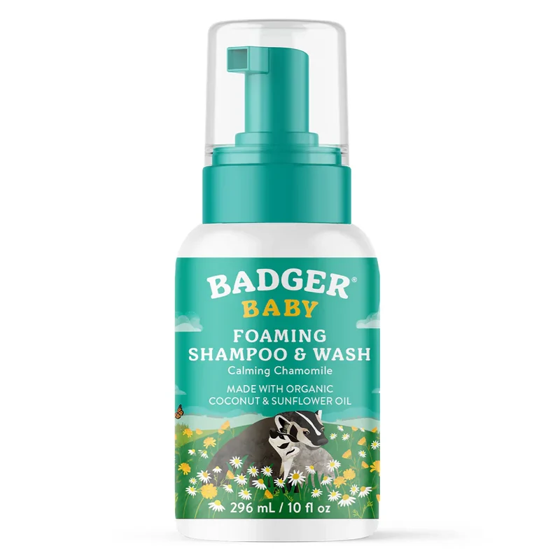 Badger - Baby Foaming Shampoo & Wash - 296ml