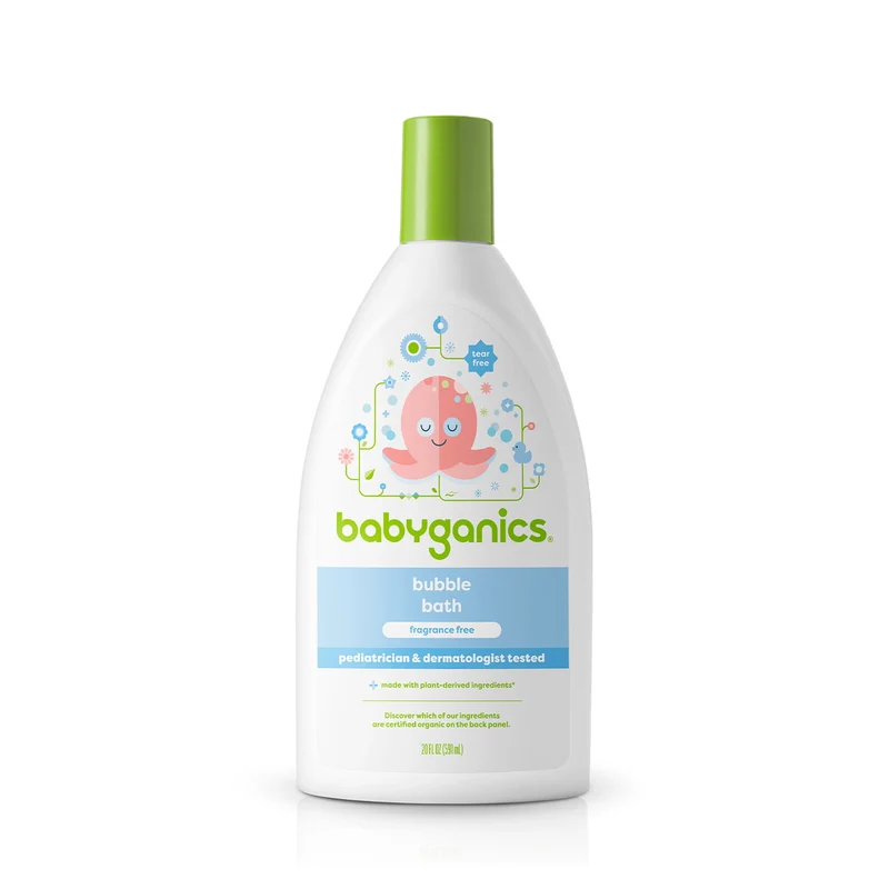 Babyganics - Baby Bubble Bath - Fragrance Free - 591ml
