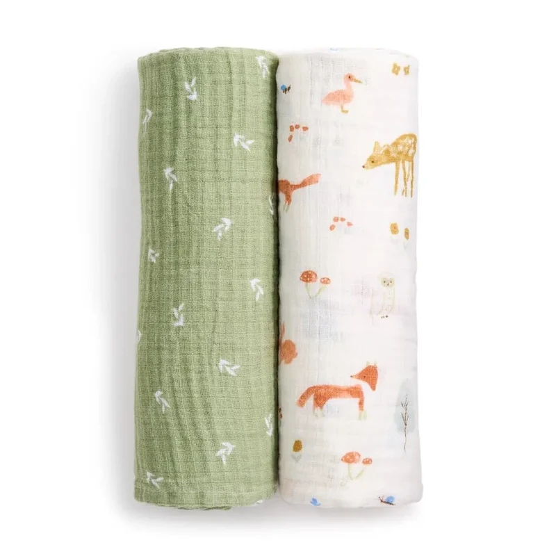 Aden + Anais - Cotton Muslin Swaddles - 2 pack