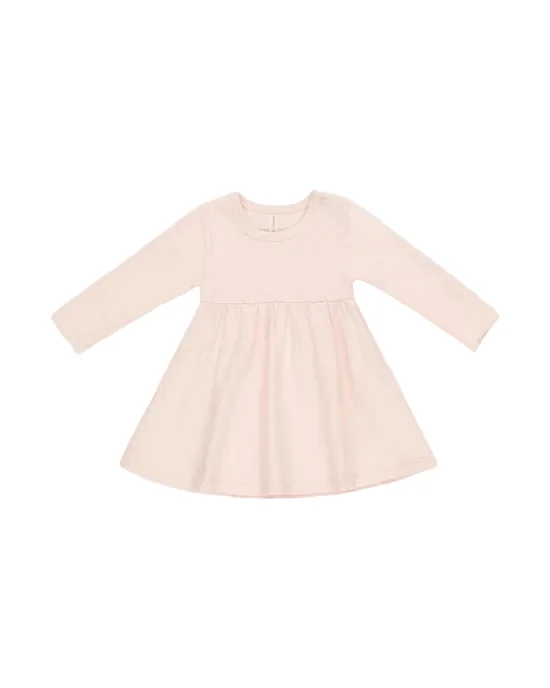 Quincy Mae - Evergreen - Long Sleeve Baby Dress