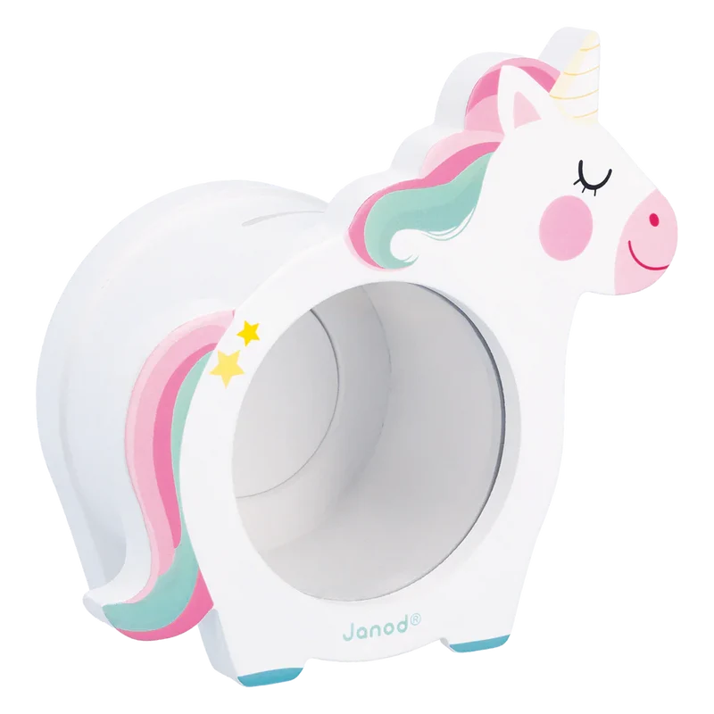 Janod - Piggy Bank - Unicorn