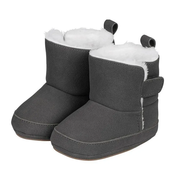 Baby-Stiefel Gr. 17/18 Eisengrau | Sterntaler