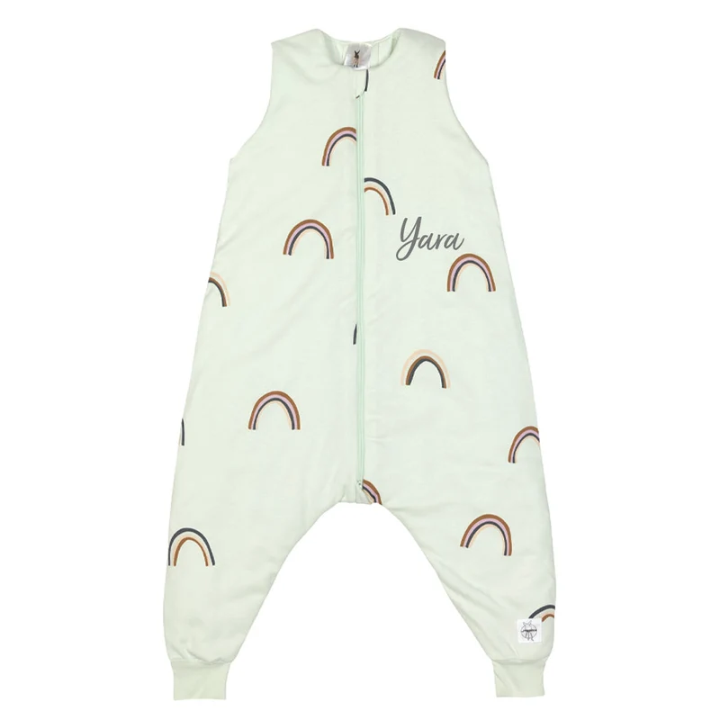 Lässig Schlafoverall Rainbow Mint Gr. 98/104 | 2,5 TOG