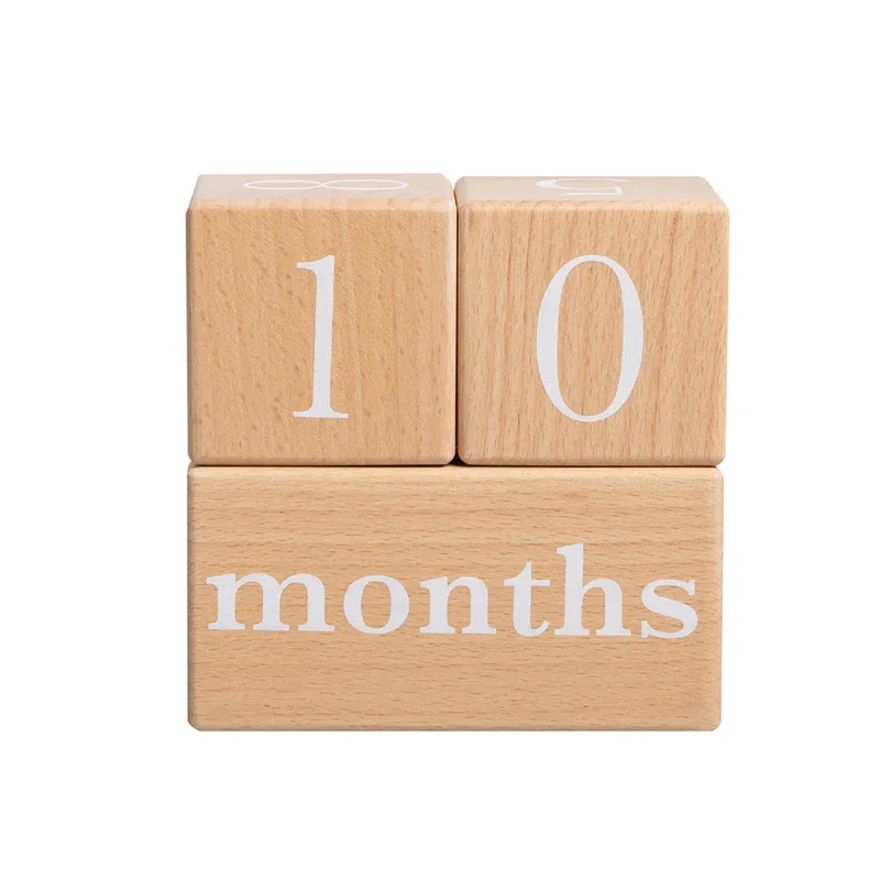 Pearhead - Natural Wooden Milestone Blocks