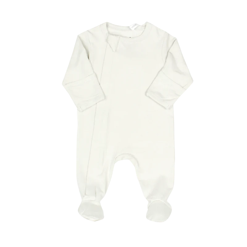 Coccoli - Infant Modal Zippered Solid Footie