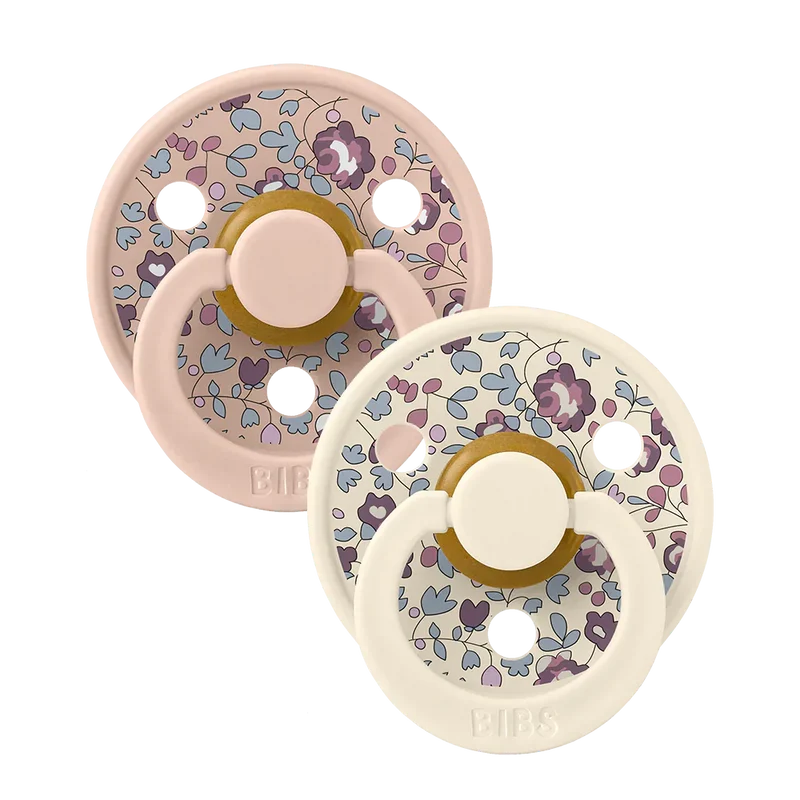 BIBS x Liberty - Latex Pacifier - Studio Colour - Eloise - 2 PACK