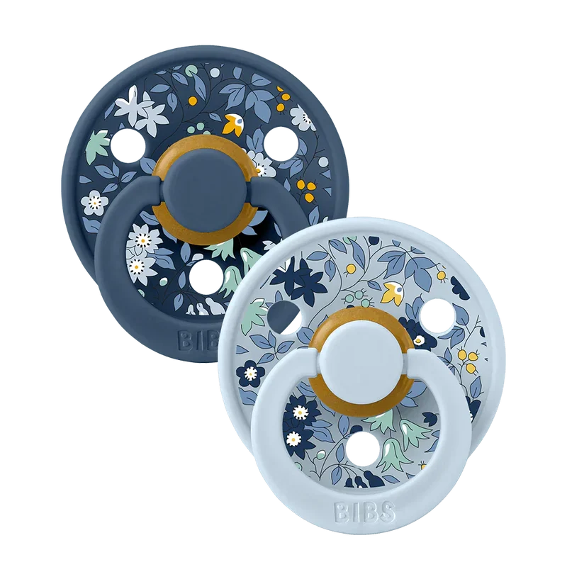 BIBS x Liberty - Latex Pacifier - Studio Colour - Chamomile Lawn - 2 PACK