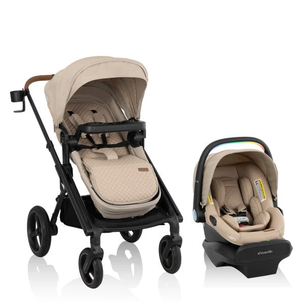 Evenflo - Transformer Stroller to Wagon Travel System + LiteMax NXT Infant Car Seat with SensorySoothe