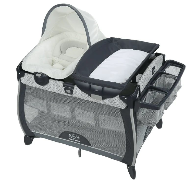 Graco - Pack 'n Play Quick Connect Portable Lounger Deluxe Playard - McKinley