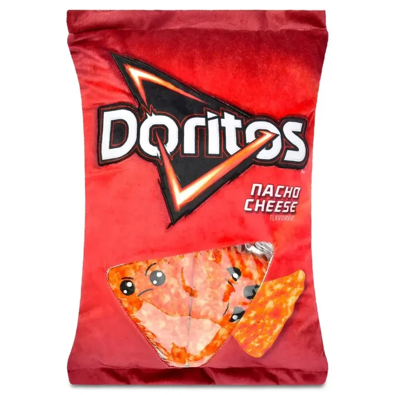iscream - Doritos Nacho Chips Packaging Interactive Plush Pillow