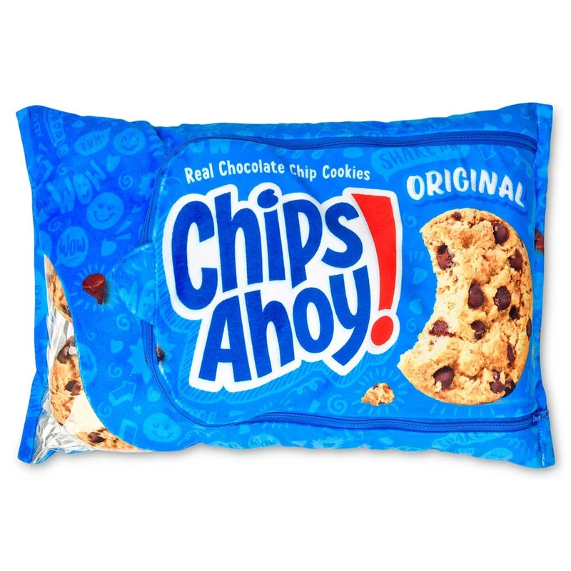 iscream - Chips Ahoy! Cookies Packaging Interactive Plush Pillow