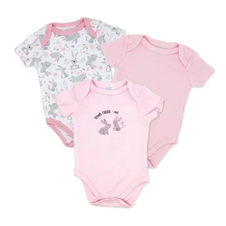 Rose Textiles - Girls 3-Pack Bodysuit Set