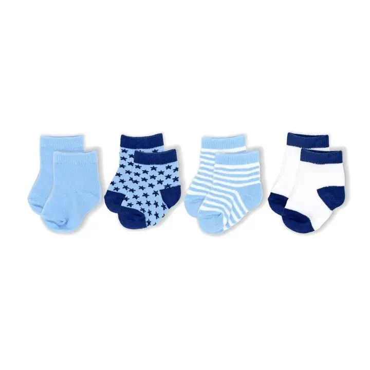 Baby Mode - Baby Crew Socks 0-6M (4 pack)