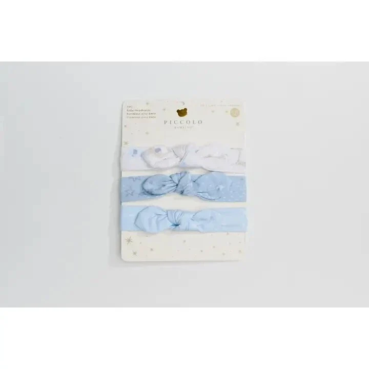 Piccolo Bambino - 3PC Pack Jersey Headbands - One Size