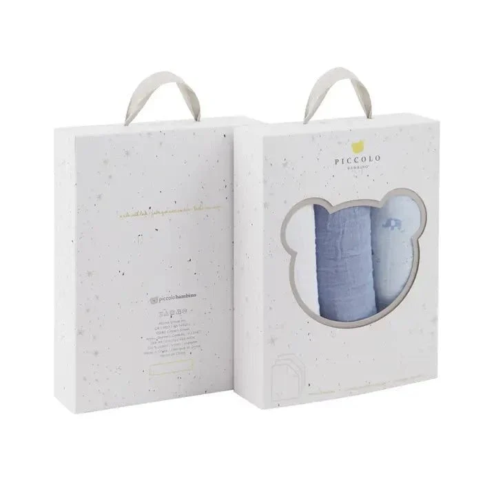 Piccolo Bambino - 3 Pc Pack Muslin Swaddles