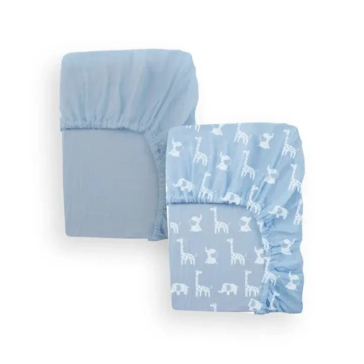 Piccolo Bambino - 2 Pack Jersey Crib Sheet