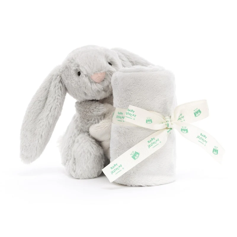Baby Jellycat - Bashful Silver Bunny Soother