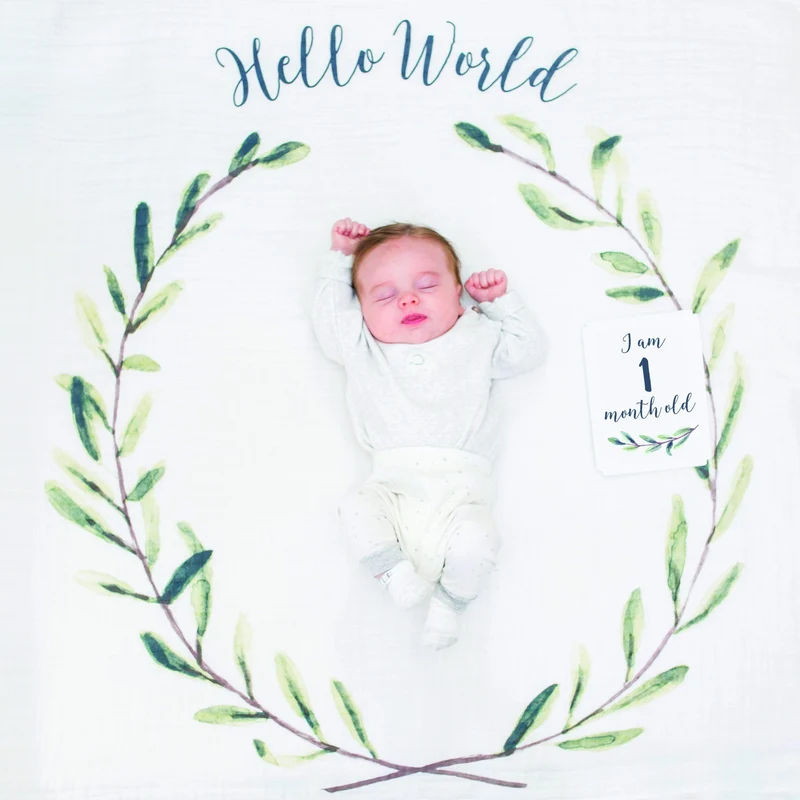 Lulujo - Baby's First Year Milestone Blanket