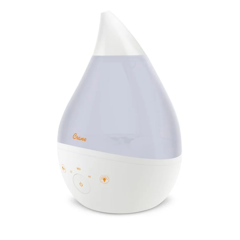 Crane - 4 in 1 Cool-Mist Humidifier with Aroma Tray & Sound Machine 1 Gal.