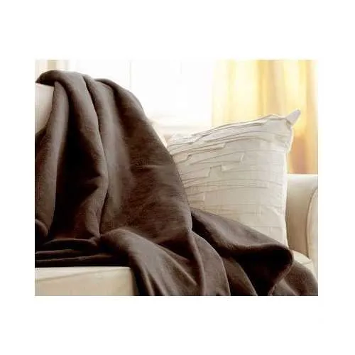 Walnut Brown Cuddle Microplush Heated Electric Warming Throw Blanket