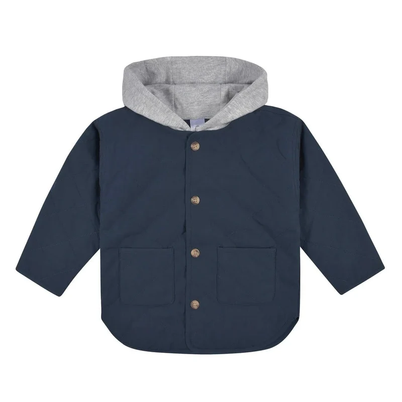 Gerber - Fleece-Lined Quilted Hooded Jacket - Toddler