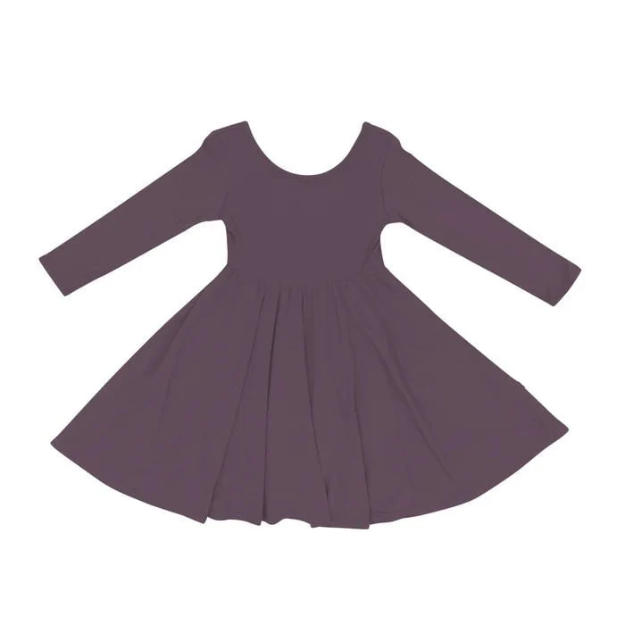Kyte Baby - Long Sleeve Solid Twirl Dress - Fall 2024