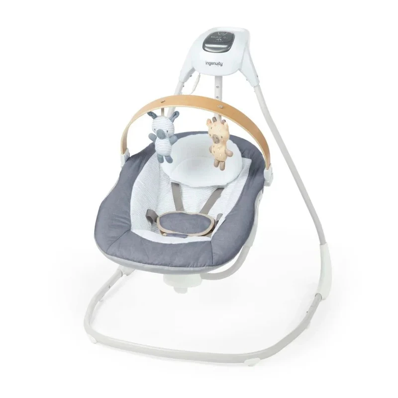 Ingenuity - SimpleComfort Compact Soothing Swing - Chambray