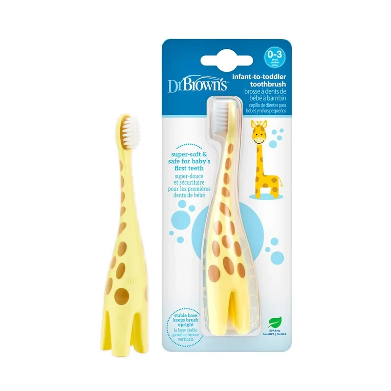 Dr. Brown's - Infant to Toddler Toothbrush - Giraffe