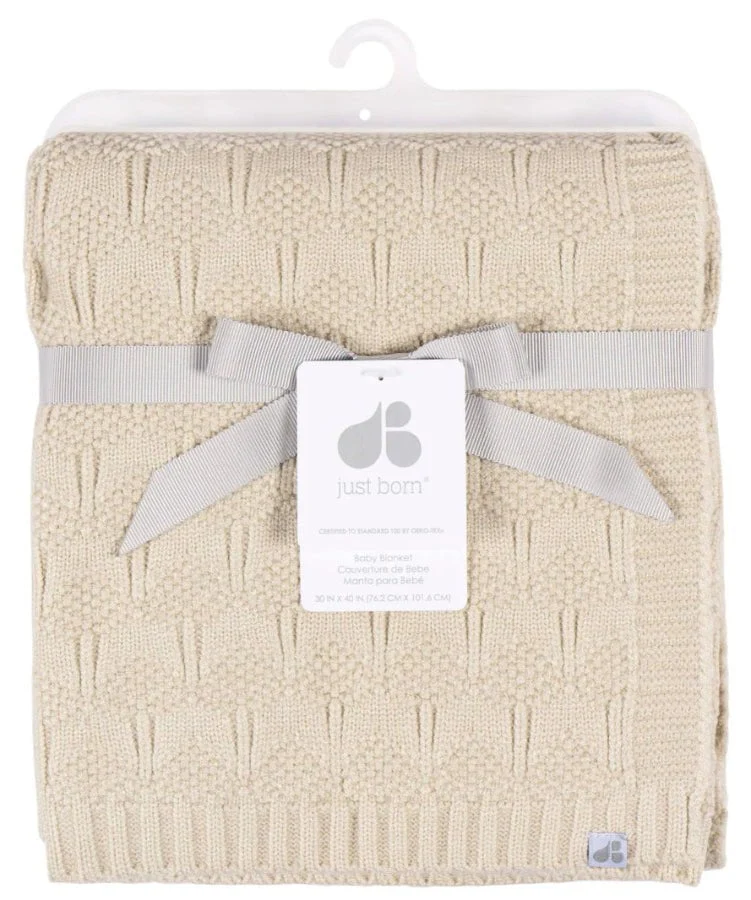 Just Born - Sweater Knit Blanket