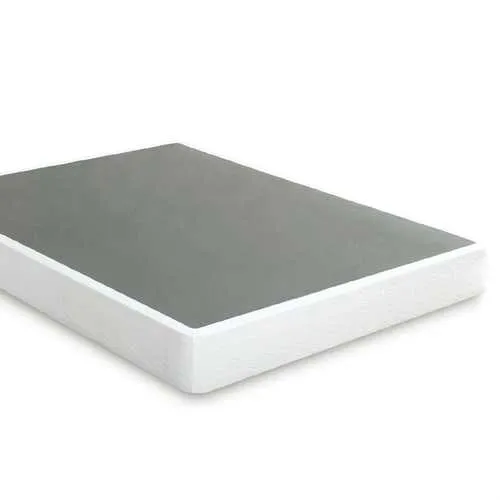 Twin size Steel Frame Box Spring Mattress Foundation with Zippered Cover