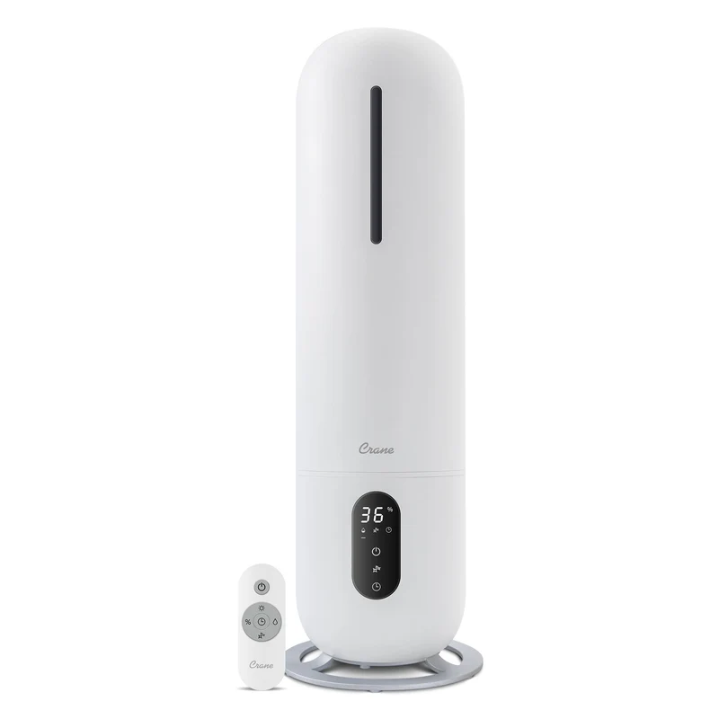 Crane - Ultrasonic Cool Mist Tower Humidifier 2 Gal.