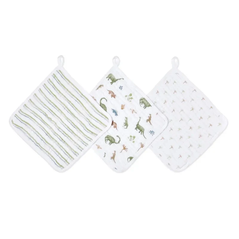 Aden + Anais - Essentials Cotton Muslin Washcloths - 3 Pack