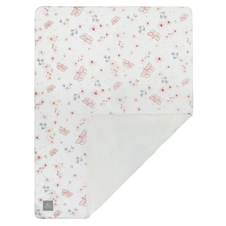 Living Textiles - Jersey Sherpa Baby Blanket