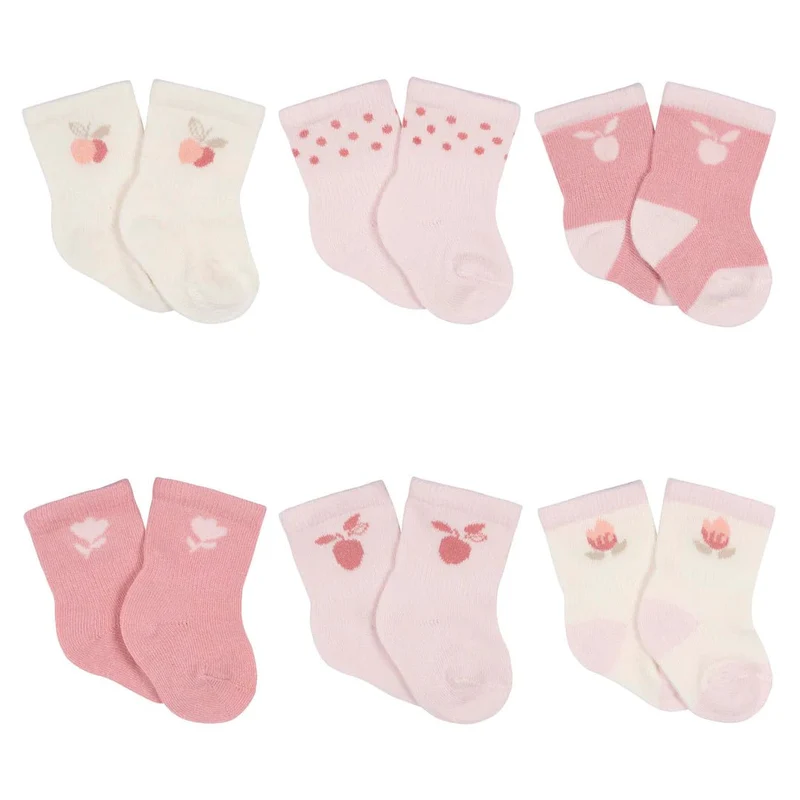 Gerber - Baby Jersey Crew Socks - 6 Pack