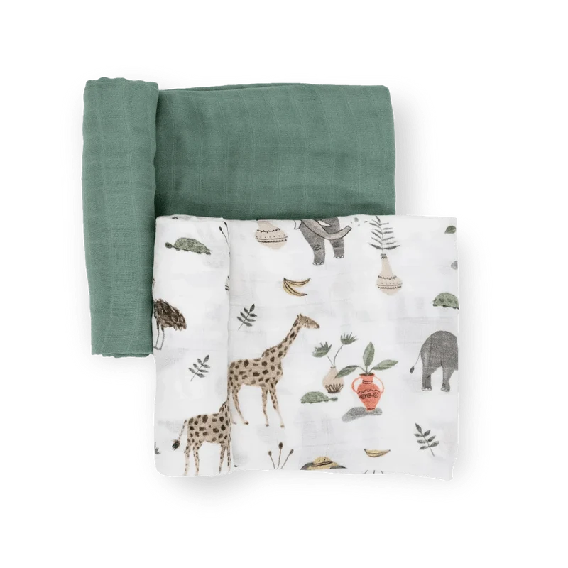Little Unicorn - Deluxe Muslin Swaddle 2pck