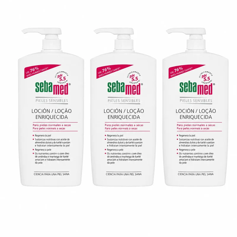 Sebamed Enriched Lotion 1000 Ml , pack 3