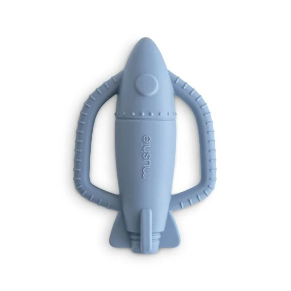 Mushie - Silicone Rattle Teether