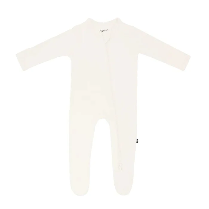 Kyte Baby - Solid Zippered Footie - Spring 2024