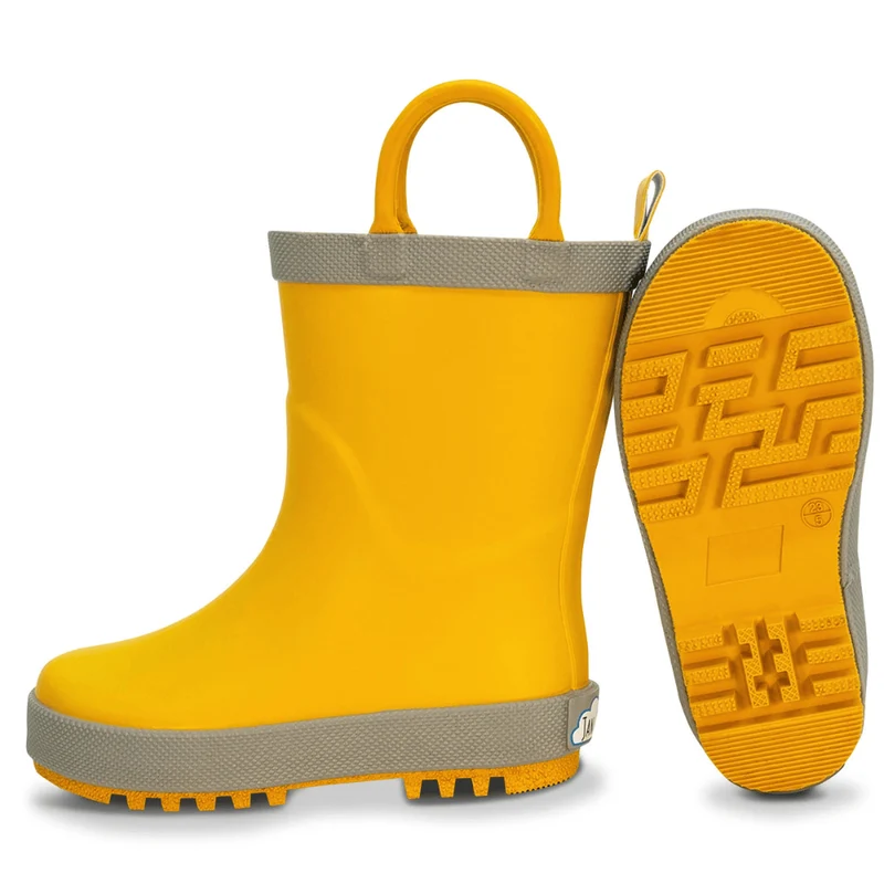 Jan & Jul - Puddle-Dry Rubber Rain Boots with Handle