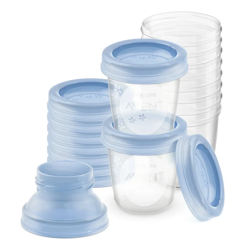 Philips Avent Breast Milk Storage Cups (6oz) – 10 Pack