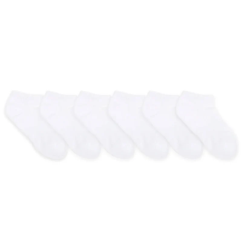 Robeez - Kids Solid No-Show Socks - 6 Pack